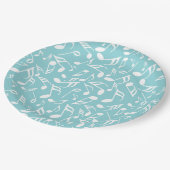 音楽カラフルノート ペーパープレート (アングル)