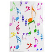 音楽カラフルノート ミディアムペーパーバッグ (裏面)