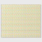 音楽カラフルノート ラッピングペーパー (フラット)