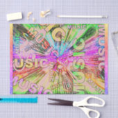 音楽カラフルノート 薄葉紙 (クラフト)