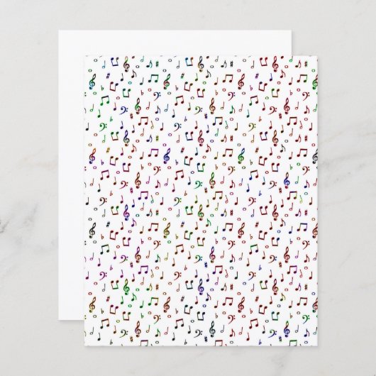 音楽カラフル曲 (正面/裏面)