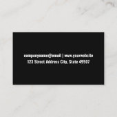 音楽カラフル音背景 名刺 (裏面)