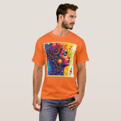 音楽カラフル魂 Tシャツ (正面フル)
