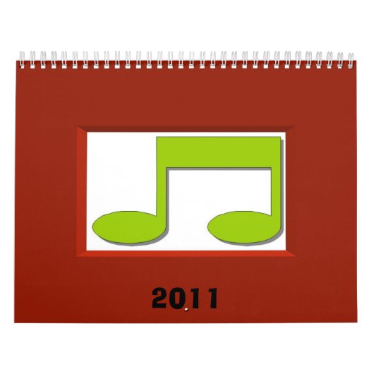 音楽カレンダー2011年 カレンダー (カバー)