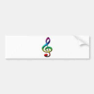 音楽カードおよびステッカー バンパーステッカー