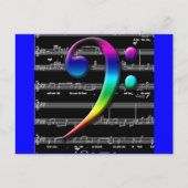 音楽カードとシール ポストカード (正面)