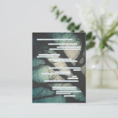 音楽カードのない悔やみや弔慰 ポストカード (スタンド正面)