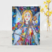 音楽カードを感じて下さい カード (黄色い花)