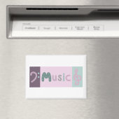 音楽カードトレブルおよびベースクレフ、 音符記号 マグネット (インサイチュ (食洗機))