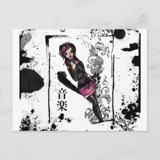 音楽カード ポストカード