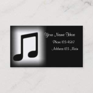 音楽カード 名刺