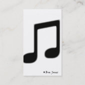 音楽カード 名刺 (裏面)