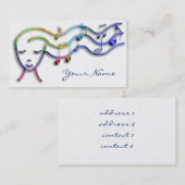 音楽ガールデザイン 名刺 (正面/裏面)