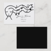 音楽ガール 名刺 (正面/裏面)