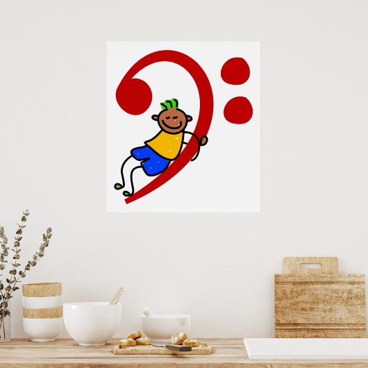 音楽キッド ポスター (キッチン)