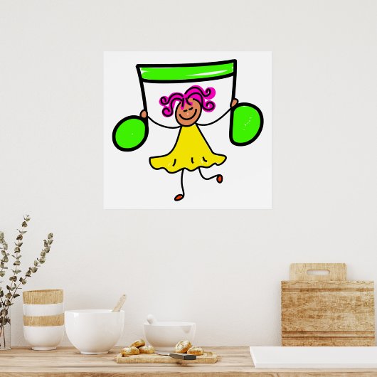 音楽キッド ポスター (キッチン)