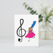 音楽キッド ポストカード (スタンド正面)