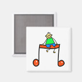 音楽キッド マグネット (正面/裏面)