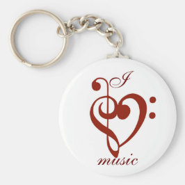 音楽キーチェーンが大好き キーホルダー