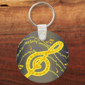 音楽キーチェーン キーホルダー (正面)