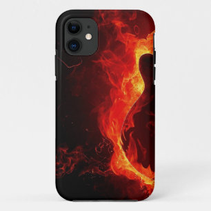 音楽ギターの炎の炎のノートダンスDestiny'S iPhone 11 ケース