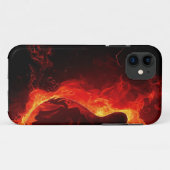 音楽ギターの炎の炎のノートダンスDestiny'S Case-Mate iPhoneケース (裏面(横))