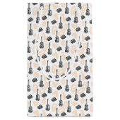 音楽ギターラジオパターンカスタム スモールペーパーバッグ (裏面)