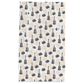 音楽ギターラジオパターンカスタム スモールペーパーバッグ (正面)