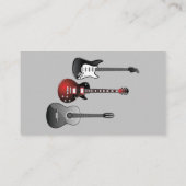 音楽ギターレッスン先生インストラクター講師 名刺 (裏面)