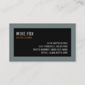 音楽ギター先生、プロフェッショナルギタリスト 名刺 (裏面)