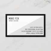 音楽ギター先生、プロフェッショナル 名刺 (裏面)