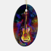 音楽ギター楽器 セラミックオーナメント (右)