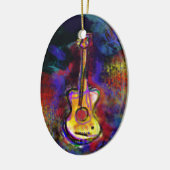 音楽ギター楽器 セラミックオーナメント (左)