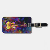 音楽ギター楽器 ラゲッジタグ (正面横)