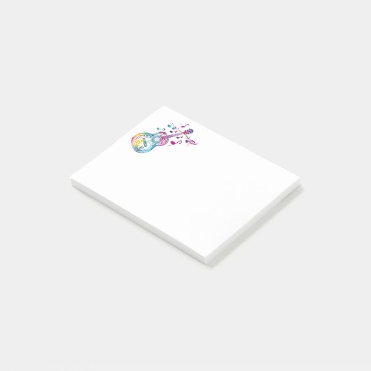 音楽ギター ポストイット (アングル)