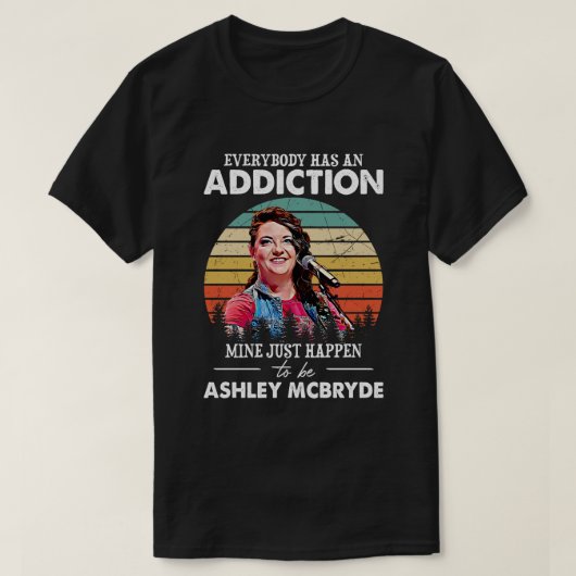 音楽ギフト鉱山はたまたまAshley McBrydeである Tシャツ (デザイン正面)