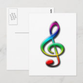音楽ギフト！ ポストカード (正面/裏面)