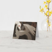 音楽クラシカルドラゴン カード (黄色い花)