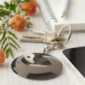 音楽クラシカルドラゴン キーホルダー (側面)