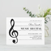 音楽クラシカルノート 招待状 (スタンド正面)