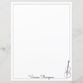 音楽クラシカルバイオリン紙シート