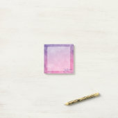 音楽クラシカル作曲家パーソナライズされたピンク・パープル ポストイット (デスク上)