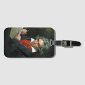 音楽クラシカル作曲家ルートヴィヒ・ヴァン・ベートーベン ラゲッジタグ (正面横)