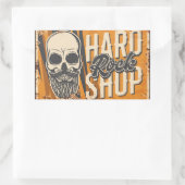 音楽クラブ 長方形シール (バッグ)