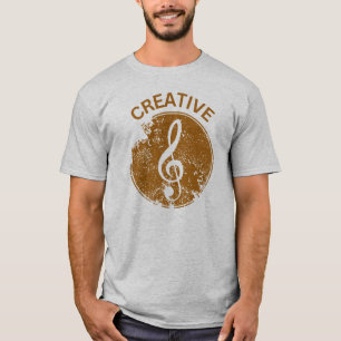 音楽クリエイティブクールミュージシャンデザイン Tシャツ