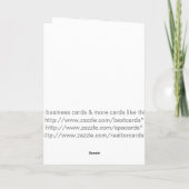 音楽クリスマスグリーティングカードアイスブルー シーズンカード (裏面)