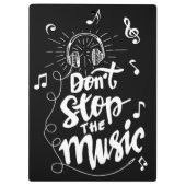 音楽クリップボストップードを使用しない クリップボード (裏面)