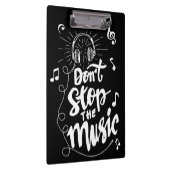 音楽クリップボストップードを使用しない クリップボード (右)