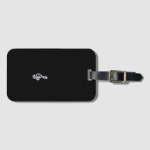 音楽クレフ、 音符記号ブラックラゲージタグ