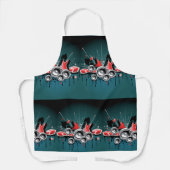 音楽グラフィックスピーカーオーディオ エプロン (正面)